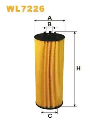 Φίλτρο λαδιού VW PASSAT 2000 - 2005 ( 3B3 ) WIX FILTERS WL7226