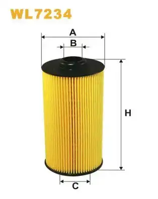 Φίλτρο λαδιού BMW X5 2000 - 2004 ( Ε53 ) WIX FILTERS WL7234