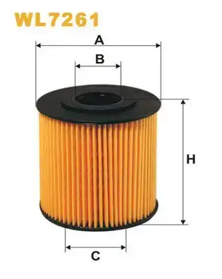 Φίλτρο λαδιού VOLVO S40 1995 - 2000 ( VS ) WIX FILTERS WL7261