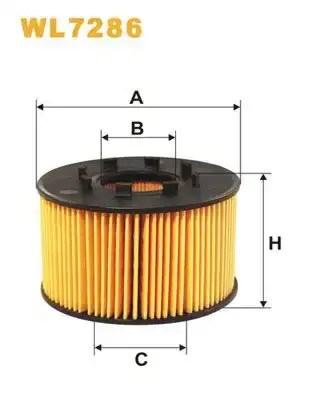 Φίλτρο λαδιού FORD MONDEO 2000 - 2003 ( Mk3a ) WIX FILTERS WL7286