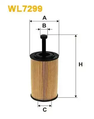 Φίλτρο λαδιού PEUGEOT 106 1996 - 2003 WIX FILTERS WL7299