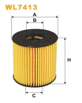Φίλτρο λαδιού MITSUBISHI OUTLANDER 2007 - 2011 ( CW ) WIX FILTERS WL7413