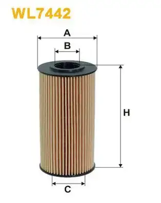Φίλτρο λαδιού HYUNDAI ACCENT 2006 - 2011 ( MC ) WIX FILTERS WL7442