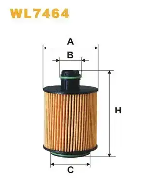 Φίλτρο λαδιού SUZUKI SX4 2011 - 2013 ( RW ) WIX FILTERS WL7464