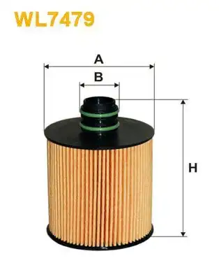 Φίλτρο λαδιού FIAT BRAVO 2007 - 2011 WIX FILTERS WL7479