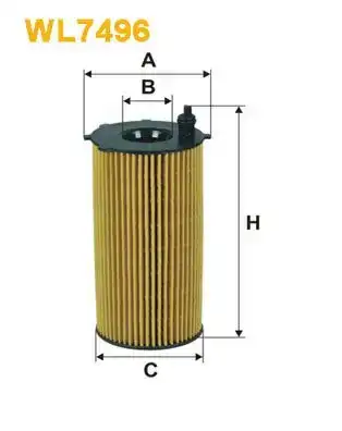 Φίλτρο λαδιού JEEP CHEROKEE 2002 -2005 ( KJ ) WIX FILTERS WL7496