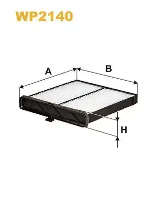Φίλτρο αέρα εσωτερικού χώρου MAZDA 2 2014 - WIX FILTERS 0