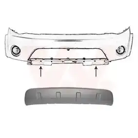 Πλαστικό Προφυλακτήρα MITSUBISHI OUTLANDER SUV/ ΕΚΤΟΣ ΔΡΟΜΟΥ/ 5dr 2007 - 2011 ( CW ) 2.0  ( 4B11  ) (147 hp ) Βενζίνη #067400265