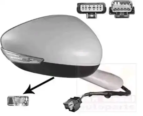 Καθρέπτης Ηλεκτρικός PEUGEOT 508 Sedan / 4dr 2012 - 2014 1.6  (   ) (165 hp ) Βενζίνη #630007581