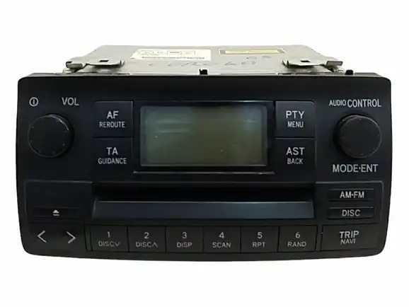 Ράδιο CD TOYOTA COROLLA Sedan / 4dr (KM28) 2002 - 2004 ( E120 ) 1.4 D-4D (NDE120_)  ( 1ND-TV  ) (90 hp ) Πετρέλαιο #86120-1A180