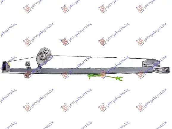 Γρύλος Παραθύρου Μηχανικός PEUGEOT BOXER Van 1994 - 2002 ( 230L ) 1.9 D  ( D9B (XUD9AU)  ) (69 hp ) Πετρέλαιο #024107051