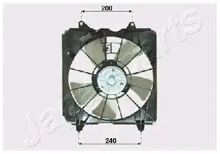 Βεντιλατέρ Νερού HONDA CIVIC Sedan / 4dr 2006 - 2009 ( FD / K / N ) 1.3  ( L13A6  ) (116 hp ) Βενζίνη #081106440