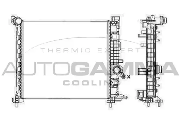 Ψυγείο Νερού OPEL MERIVA MPV / ΠΟΛΥΜΟΡΦΙΚΑ / 5dr 2014 -  1.4 (75)  ( A 14 XER,B 14 XER  ) (100 hp ) Βενζίνη #602106315