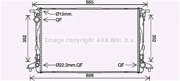 Ψυγείο Νερού AUDI Q7 SUV/ ΕΚΤΟΣ ΔΡΟΜΟΥ / 5dr 2015 - (4M ) 3.0 TFSI quattro  ( CREC  ) (333 hp ) Βενζίνη #125106320
