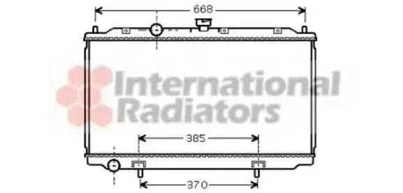 Ψυγείο Νερού NISSAN PRIMERA Sedan / 4dr 2002 - 2007 ( P12 ) 2.0  ( QR20DE  ) (140 hp ) Βενζίνη #019106320