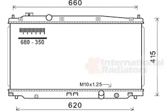 Ψυγείο Νερού HONDA JAZZ Hatchback / 5dr 2008 - 2011 ( GE ) 1.2  ( L12B1  ) (90 hp ) Βενζίνη #034906305