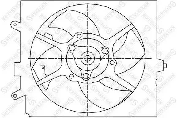 Βεντιλατέρ Νερού VOLVO S40 Sedan / 4dr 1995 - 2000 ( VS ) 2.0 T  ( B 4204 T  ) (160 hp ) Βενζίνη #060006450