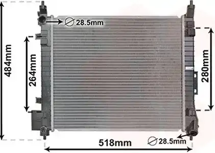 Ψυγείο Νερού NISSAN NOTE MPV / ΠΟΛΥΜΟΡΦΙΚΑ / 5dr 2013 -  1.2  ( HR12DE  ) (80 hp ) Βενζίνη #582006315