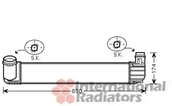 Ψυγείο Intercooler RENAULT MEGANE Coupe / 3dr 2014 - 2016 1.6 dCi (DZ00)  ( R9M 402  ) (130 hp ) Πετρέλαιο #673306220