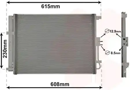 Ψυγείο A/C (Εξωτερικό) KIA SOUL MPV / ΠΟΛΥΜΟΡΦΙΚΑ / 5dr 2013 - 2017 1.6 CRDi  ( D4FB  ) (135 hp ) Πετρέλαιο #422206420