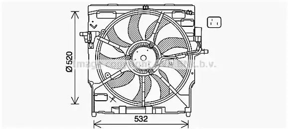 Βεντιλατέρ Νερού BMW X5 SUV/ ΕΚΤΟΣ ΔΡΟΜΟΥ / 5dr 2011 - 2014 ( Ε70 F/L ) 3.0 d  ( M57 D30 (306D3)  ) (184 hp ) Πετρέλαιο #151006450
