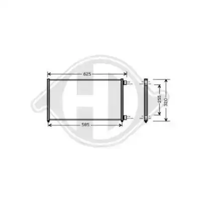 Ψυγείο A/C (Εξωτερικό) FIAT DOBLO MPV / ΠΟΛΥΜΟΡΦΙΚΑ / 5dr 2001 - 2005 ( 119 ) Combi 1.3 D Multijet  ( 223 A9.000  ) (84 hp ) Πετρέλαιο #022806430