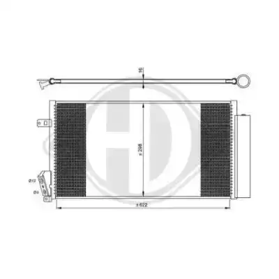 Ψυγείο A/C (Εξωτερικό) FIAT DOBLO Mini Van 2015 -  1.3 D Multijet  ( 199 A3.000,263 A2.000  ) (90 hp ) Πετρέλαιο #294106410