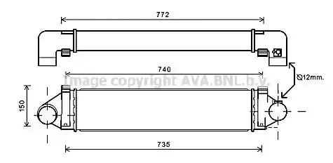 Ψυγείο Intercooler FORD FOCUS Hatchback / 5dr 2014 - 2018 2.0 ST  ( R9DA,R9DB,R9DC,R9DD  ) (250 hp ) Βενζίνη #320106230