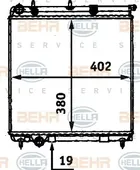 Ψυγείο Νερού CITROEN C2 Hatchback / 3dr 2003 - 2008 ( JM ) 1.4  ( KFV (TU3JP)  ) (73 hp ) Βενζίνη #019506300