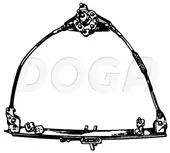 Γρύλος Παραθύρου Μηχανικός FIAT BRAVO Hatchback / 3dr 1995 - 2001 ( 182 ) 1.2 16V 80  ( 182 B2.000  ) (82 hp ) Βενζίνη #038207051