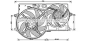 Βεντιλατέρ Νερού PEUGEOT 806 MPV / ΠΟΛΥΜΟΡΦΙΚΑ / 5dr 1994 - 2002 ( 221 ) 1.8  ( LFW (XU7JP)  ) (99 hp ) Βενζίνη #041606450