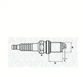 Μπουζί TOYOTA CELICA 1991 - 1994 ( T180 ) MAGNETI MARELLI 062000775304