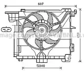Βεντιλατέρ Νερού SMART FORTWO Hatchback / 2dr 2007 - 2012 ( 451 ) 0.8 CDi (451.300)  ( OM 660.950  ) (45 hp ) Πετρέλαιο #086506440