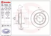 Δισκόπλακες MITSUBISHI CARISMA 1996 - 1999 ( DA ) BREMBO 08.7042.10