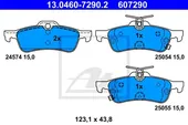 Τακάκια Σετ HONDA CIVIC 2012 - 2016 ATE 13