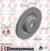 Δισκόπλακες BMW X5 2007 - 2010 ( Ε70 ) ZIMMERMANN 150.2945.20