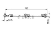 Μαρκούτσια Φρενων NISSAN XTRAIL 2001 - 2005 ( T30 ) BOSCH 1 987 476 378