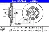 Δισκόπλακες SUBARU LEGACY 2004 - …
