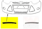 Σπόιλερ Προφυλακτήρα FORD FOCUS Ηatchback / 5dr 2011 - 2014 1.0 EcoBoost  ( M1DA  ) (125 hp ) Βενζίνη #320006371