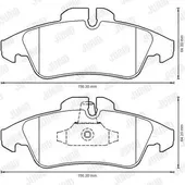 Τακάκια Σετ MERCEDES …