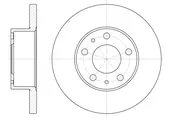 Δισκόπλακες CITROEN JUMPER 1994 - 2002 I ( 230L ) WOKING D6473.00
