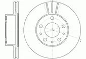 Δισκόπλακες CITROEN JUMPER 1994 - 2002 I ( 230L ) WOKING D6476.10
