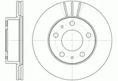 Δισκόπλακες CITROEN JUMPER 1994 - 2002 I ( 230L ) WOKING D6504.10