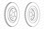 Δισκόπλακες AUDI A4 2008 - 2011 ( 8K ) FERODO DDF1667C