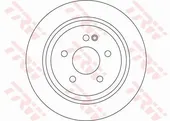 Δισκόπλακες MERCEDES VIANO 2004 - 2010 ( W639 ) TRW DF4356