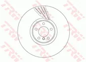 Δισκόπλακες BMW X5 2007 - 2010 ( Ε70 ) TRW DF6619S