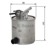 Φίλτρο καυσίμων NISSAN PATHFINDER 2005 - 2010 ( R51 ) BOSCH 0