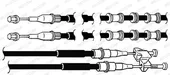 Ντίζες Χειροφρένου OPEL ASTRA 1998 - 2004 ( G ) FERODO FHB432936
