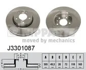 Δισκόπλακες NIPPARTS J3301087