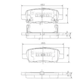 Τακάκια Σετ NISSAN MURANO 2008 …